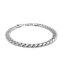 Load image into Gallery viewer, 6.7mm 14k White Gold Miami Cuban Semi Solid Bracelet