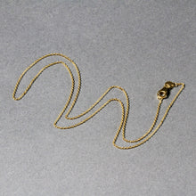 Load image into Gallery viewer, 18k Yellow Gold Round Cable Link Chain (0.97 mm)