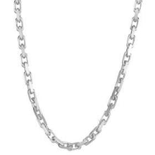 Load image into Gallery viewer, 14k White Gold French Cable Link Chain (4.80 mm)