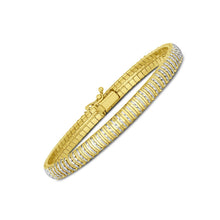 Load image into Gallery viewer, 14k Yellow Gold Diamante Flex Bracelet (5.80 mm)