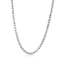 Load image into Gallery viewer, 14k White Gold French Cable Link Chain (2.50 mm)