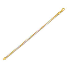 Load image into Gallery viewer, 14k Yellow Gold Round Pave Franco Chain (4.00 mm)