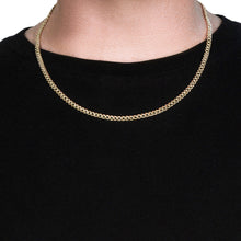Load image into Gallery viewer, 10k Yellow Gold Miami Cuban Semi Solid Chain (4.50 mm)