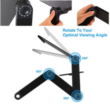 Load image into Gallery viewer, iMounTEK GPCT1656 360° Rotatable Portable Desk Stand with Mouse Board (Black)