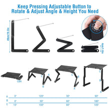 Load image into Gallery viewer, iMounTEK GPCT1656 360° Rotatable Portable Desk Stand with Mouse Board (Black)