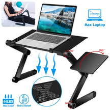 Load image into Gallery viewer, iMounTEK GPCT1656 360° Rotatable Portable Desk Stand with Mouse Board (Black)