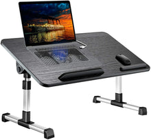 Load image into Gallery viewer, iMounTEK Laptop Lap Desk Adjustable Foldable Stand with Mouse Pad (Black)
