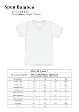 Load image into Gallery viewer, Clearance Men's Bamboo Viscose V-Neck T-Shirt