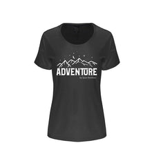将图片加载到图库查看器,Adventure Printed Women's Bamboo/Cotton Short Sleeve Scoop Neck T-Shirt