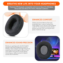 将图片加载到图库查看器,Nova Pro Wireless, Nova Elite & Nova Pro Omni Earpads - WC StealthZ