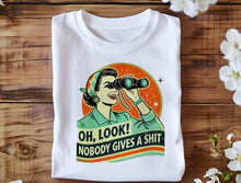 将图片加载到图库查看器,Funny Retro Woman Unisex Bamboo/Cotton Graphic T-Shirt