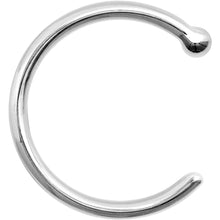 Load image into Gallery viewer, 18G 5/16 Solid 18K White Gold Nose Hoop