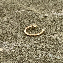 将图片加载到图库查看器,20G 1/4 14k Solid Yellow Gold Nose Hoop