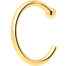 将图片加载到图库查看器,20G 1/4 14k Solid Yellow Gold Nose Hoop