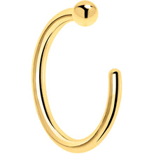 将图片加载到图库查看器,20G 1/4 14k Solid Yellow Gold Nose Hoop