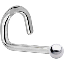 Load image into Gallery viewer, Platinum 1.5mm Ball Nose Ring