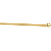 将图片加载到图库查看器,Solid 14K Yellow Gold 1.5mm Ball Nose Ring