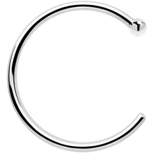 Load image into Gallery viewer, Real Platinum Nose Hoop - Hypoallergenic & Luxurious