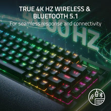 Load image into Gallery viewer, Razer BlackWidow V3 Pro Wireless Gaming Keyboard – Mechanical RGB – Black – Certified Refurbished