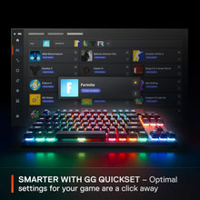 将图片加载到图库查看器,SteelSeries Apex Pro TKL Mechanical Gaming Keyboard – Black – Wired – Certified Refurbished