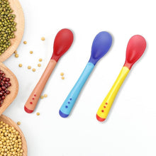 Load image into Gallery viewer, Unique Spoon and Fork Set For Newborn Baby Eating Training Easy To Hold for Feeding Food Children Flatware Feeding Forks