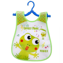 Load image into Gallery viewer, Fashion Printed Adjustable Animal Plastic Waterproof Lunch Feeding Bibs Feeding Cloth for Children In Modern Design