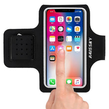 Load image into Gallery viewer, Running Gray Armband Sport Phone Case On Hand Mobile Holder Arm Band Wrist Bag For Workout