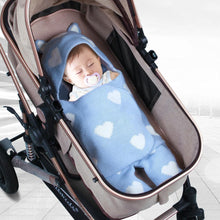 将图片加载到图库查看器,Baby Sleeping Bags Envelope Winter Warm Knitted Sleep sacks for Newborn Infant Stroller Bed Swaddle.