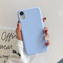 将图片加载到图库查看器,Ultra Thin Slim Fit Soft Grip Anti-Scratch Protective Cover Thicker Candy Phone Case for iPhone Soft Silicon Back Phone Cover for iPhone 12 13 Pro Max iphone Case