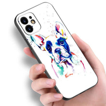 Load image into Gallery viewer, Cute Frenchie Puppy Phone Case For Iphone 14 13 12 Mini 11 Pro Max 7 8 Xr X Xs 7 8 Plus Se 2020 2022 Cover Cute Slim Phone Transparent Soft Elastic Silicone Cover