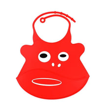 将图片加载到图库查看器,Silicone Baby Bibs waterproof Baby Saliva Towel Animal Adjustable Cloths Bandana Soft Feeding Cartoon Bib For Kids