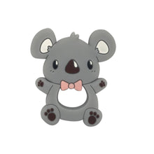 Load image into Gallery viewer, Food Grade Silicone Teethers Animal Fox Koala Teether Baby Silicone Chew Charms Kids Teething Gift Toddler Toys