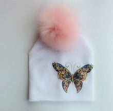Load image into Gallery viewer, Fashion Baby Cap With Butterfly Toddlers Infant Bonnet Baby Hat For Boys and Girls Travel Hat Cap