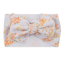 Load image into Gallery viewer, Luxury Mdoern Big Baby Kids Bows Headband Girls Floral Headwrap Elastic Hair Accessories Toddler Knotted for Girls