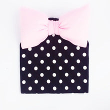 将图片加载到图库查看器,Modern Luxury Toddler Kids Children's Hat Cap With Dots Baby Cotton Colorful Big Large Bow And Scarf fork Kids