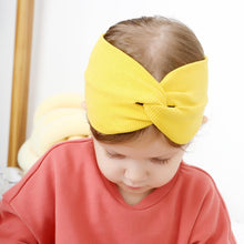 Load image into Gallery viewer, Modern New Trend Girls Winter Autumn Headband Twisted Knotted Soft Elastic Baby Girl Soft Elastic Turban Headband For Girls