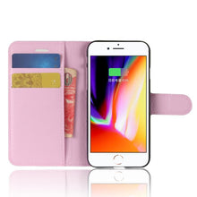 Load image into Gallery viewer, Phone Case For IPHONE 7 8 Plus Wallet Case Flip Leather Back Cover For IPHONE7 IPHONE8 IPHONE 7plus 8plus Simple Case Foldable Case Leather Case Flip Phone Cover Case