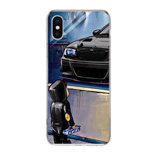 Load image into Gallery viewer, Boy See Sports Car Drift Phone Case For Iphone 14 11 12 13 Pro Max Xr X Xs Mini 8 7 Plus 6 6s Se 5s Soft Silicone Gel Cover For Iphone