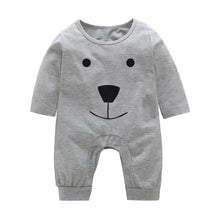 将图片加载到图库查看器,Newborn Baby Boys Girls Rompers cute Animal Printed Long Sleeve Winter Cotton Kid Jumpsuit Playsuit Outfits Clothing