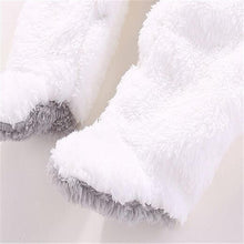 将图片加载到图库查看器,Newborn Winter Hoodie Baby Rompers Outwear Infant Baby Jumpsuit 3M -12M For Girls and Boys Winter Romper