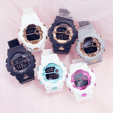 Load image into Gallery viewer, Electroic Shock Digital Watch Unisex Sports Waterproof Watch With LED Colorful Mode Wristwatch For Men and woman