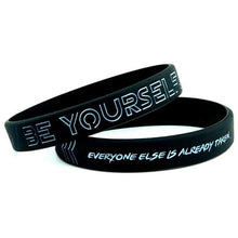 Load image into Gallery viewer, Silicone Wristband Rubber Motivation Bracelet Perfect Gift For Men Unique Jewelry Cool Style