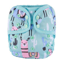 Load image into Gallery viewer, Baby Girl Pink One Size Cloth Diaper Cover Comfortable Nappy With Double Gusset Cartoon Designs Baby Boys Diapers