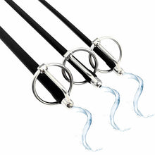 将图片加载到图库查看器,Silicone stainless steel Metal head ring urethral dilators catheter sound man penis plug masturbator sex toy for male