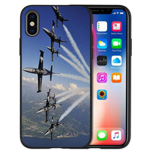 Load image into Gallery viewer, Aircraft Airplane Cockpit Black Silicone Phone Case For Iphone 12 Xr Xs Max 5 5s Se 2020 6 6s Plus 7 8 X 11pro Max 11 Cover Back Case Mobile Cover
