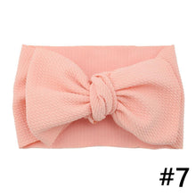 Load image into Gallery viewer, Baby Girls Headband Big Bow Hair Band Kids Adjustable Head Wrap Turban Infant Hair Accessories