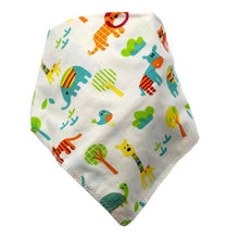 Load image into Gallery viewer, Baby Bibs Triangle Cotton Cartoon Child Bandana Dribble Bibs Newborn Slabber Absorbent Cloth For Baby and Kids