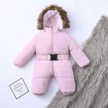 将图片加载到图库查看器,Winter Clothes For Infant Baby Hooded Warm Thick Snowsuit Jumpsuit Romper for Boys and Girls Style