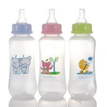 Load image into Gallery viewer, Baby Bottle Cartoon Animal Newborn Bottle Training Anti-flatulence Cup Portable Baby Doodle Bottle For Kids