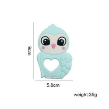 Load image into Gallery viewer, Silicone Baby Teether Toddler Toy, Stroller Accessories For Pacifier Chain Owl Food Grade Toys Baby Teether